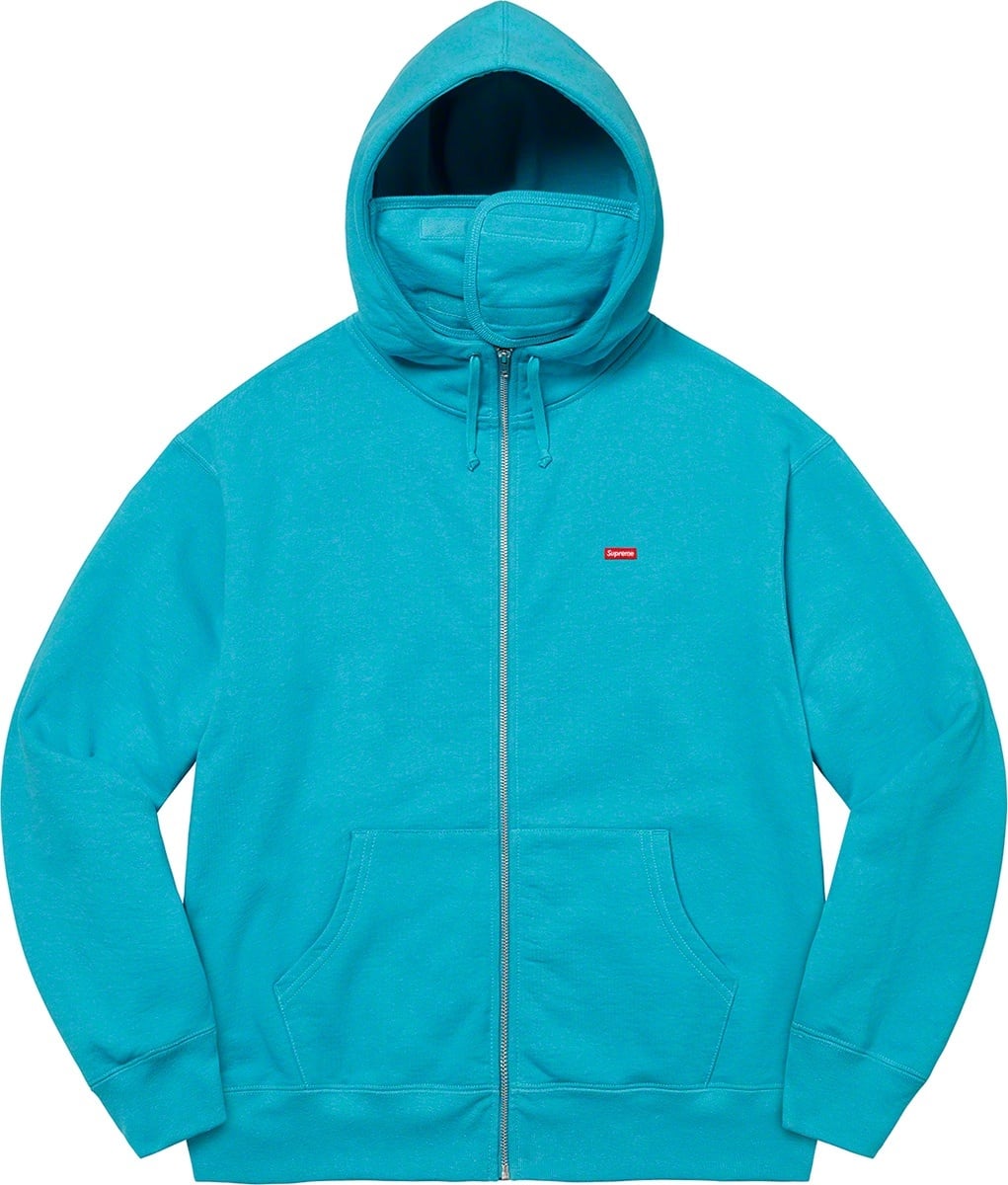 Small Box Facemask Zip Up Hooded Sweatshirt view 9